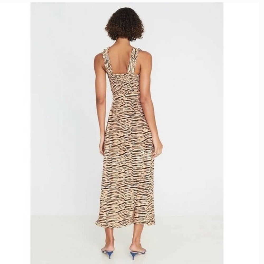 Faithfull The Brand Saint Tropez Midi Dress Animal 2 - Picture 2 of 14